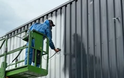 Gevelcoating project met Gebo Totaalonderhoud